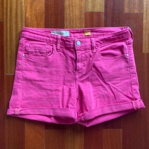 Anthropologie Pilcro Pink Denim Shorts